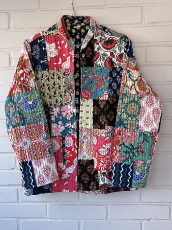 Reversible Patchwork Jacket – Handmade in Jaipur