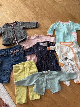 8 teiliges Herbst/Winter Mädchenpaket 56/62
