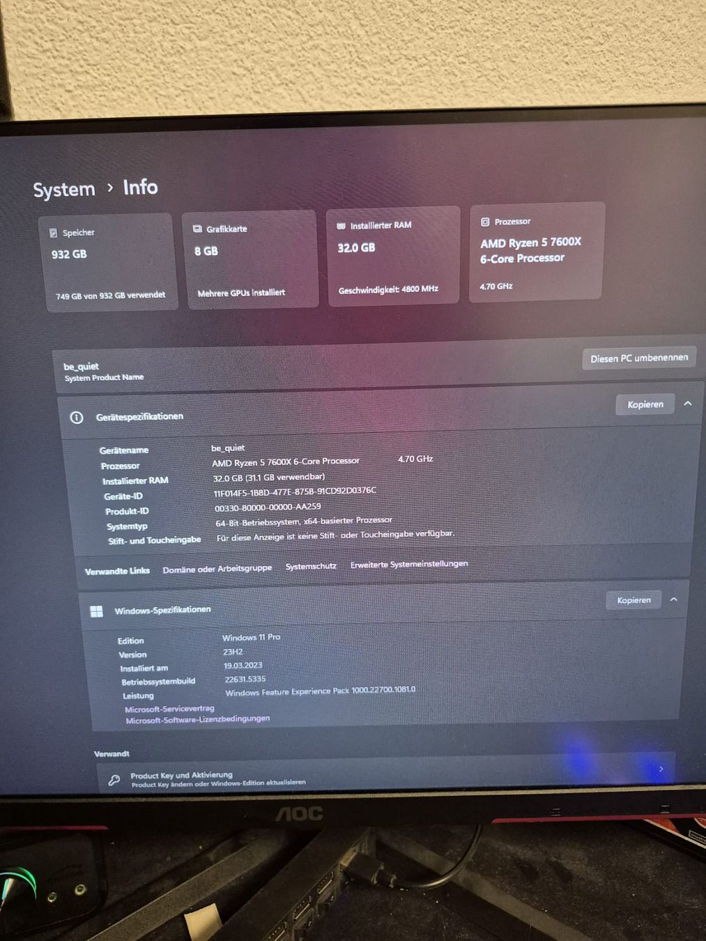 PC: Custom Gaming PC mit custom Wasserkühlsystem für CPU und GPU – Usato da Bischofszell venduto da chaefer135740 8