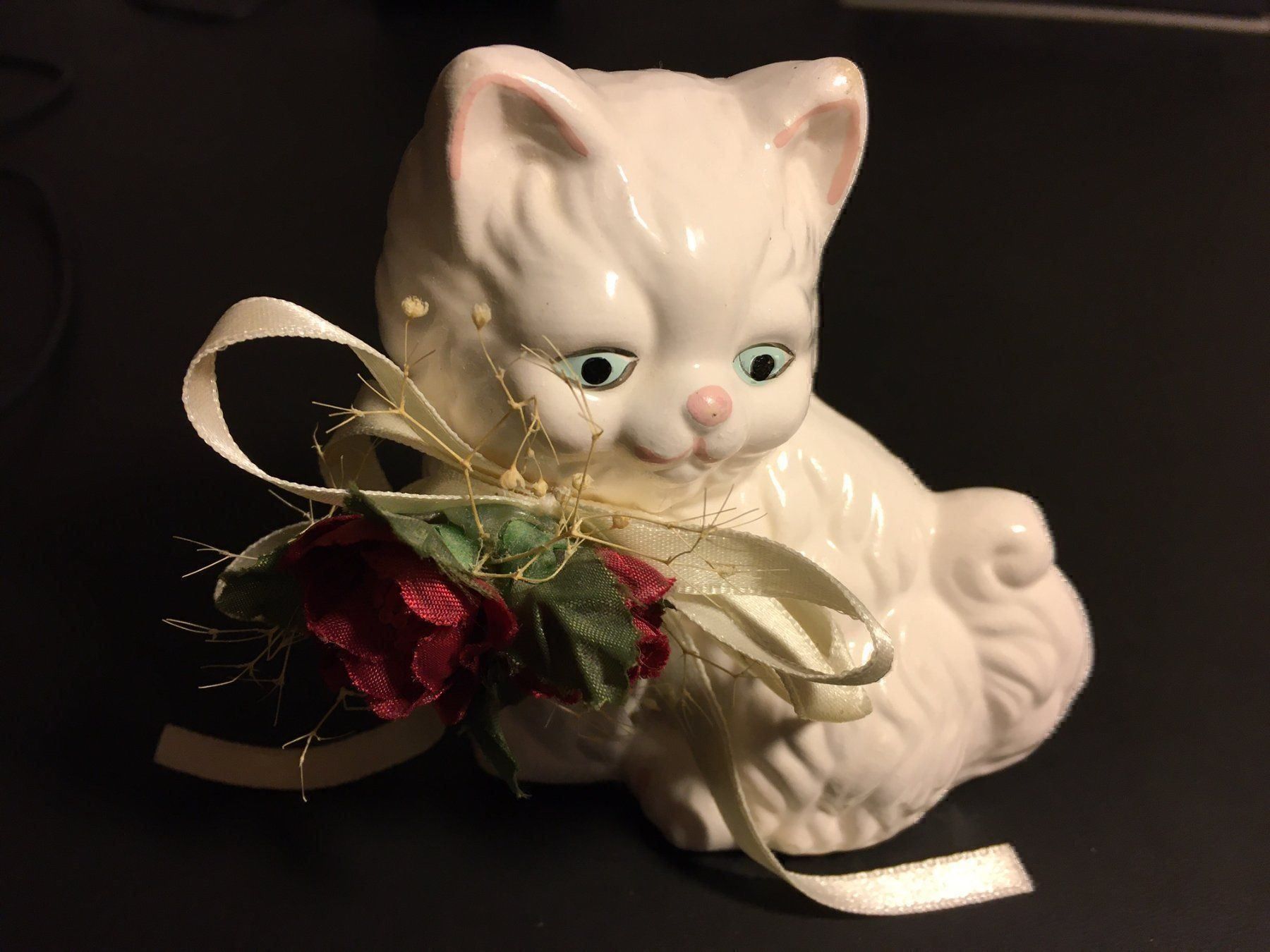 Statuette: Kleine Katze Figur Keramik Deko – Usato da Hinwil venduto da RomRay 2