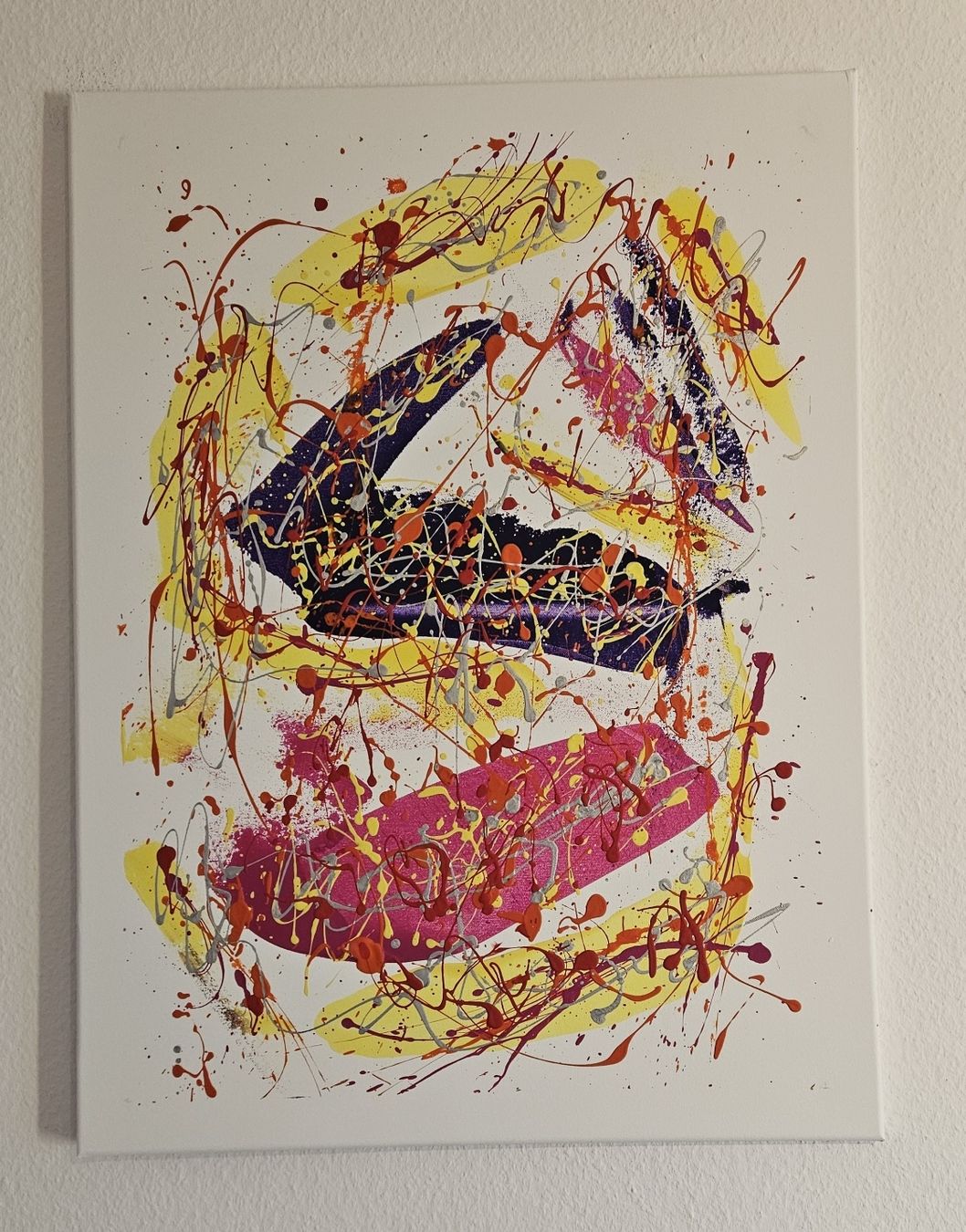 Dipinti: Peinture abstraite multicolore 60x80 cm – Nuovo (secondo la descrizione) da Le Locle venduto da fab_c9hh