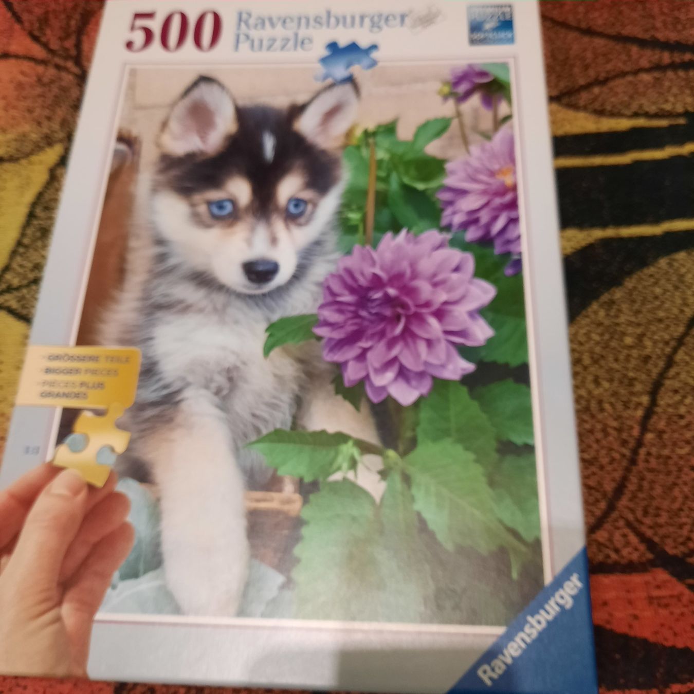 Ravensburger Puzzle: Ravensburger Husky Puzzle 500 grössere Teile – Usato da Buochs venduto da Nyima21 1
