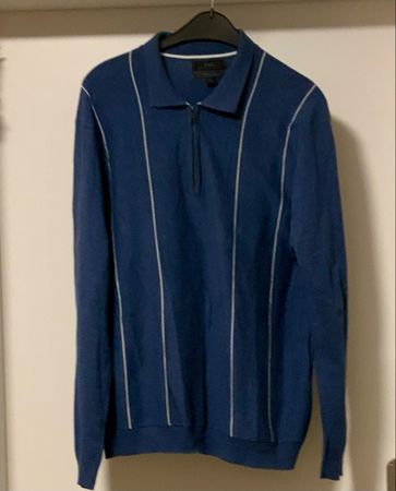 Herren Pullover M&S Gr. L dunkelblau sehr guterZustand (TA)