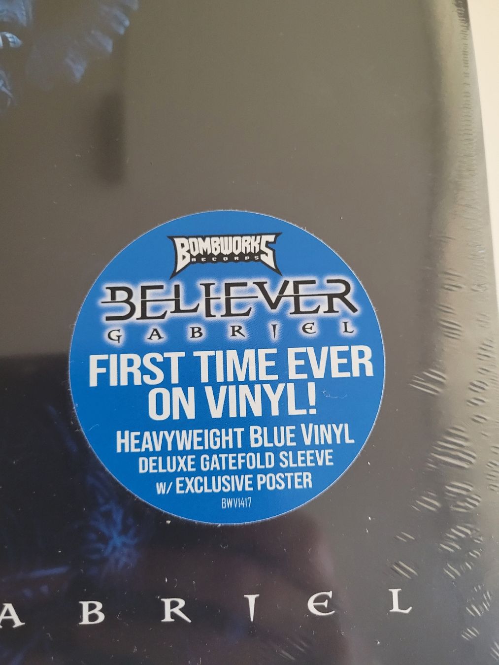 Dischi in vinile: Believer - Gabriel 2xLP Gatefold Blue Vinyl – Nuovo e nell'imballaggio originale da Münsingen venduto da Drachenwurst 1