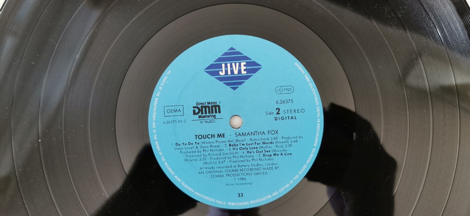 Dischi in vinile: Samantha Fox - Touch Me - Lp Vinyl – Usato da Hochfelden venduto da Stburri0 3