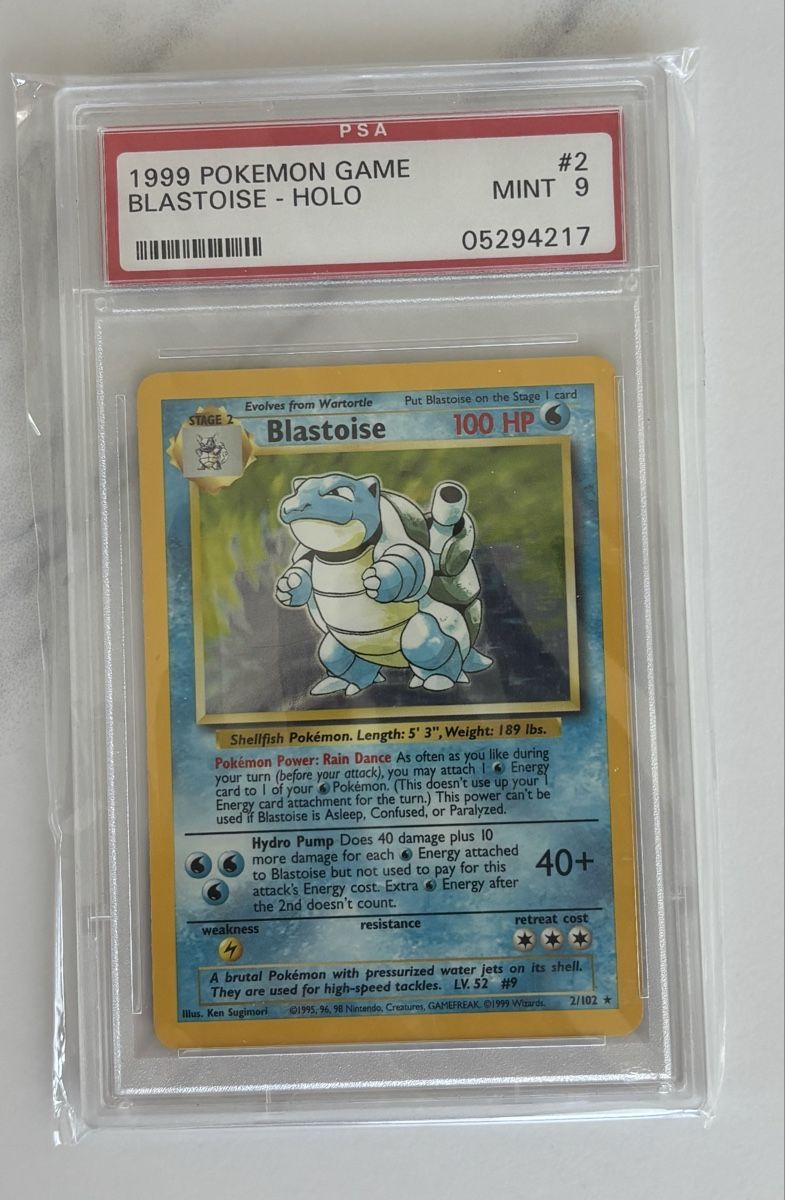 Pokémon Sammelbilder & Trading cards: Blastoise #2 base set unlimited psa9 EN Pokémon  – Gebraucht aus Regensdorf von gio_lb6f