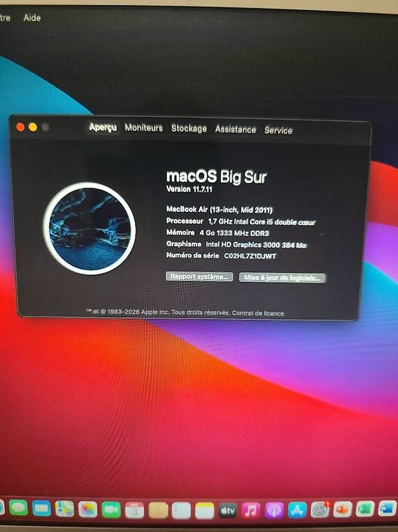 Apple Notebook: MacBook Air i5 | 4Go RAM | SSD 128Go – Usato da Renens VD venduto da MTD2211 8