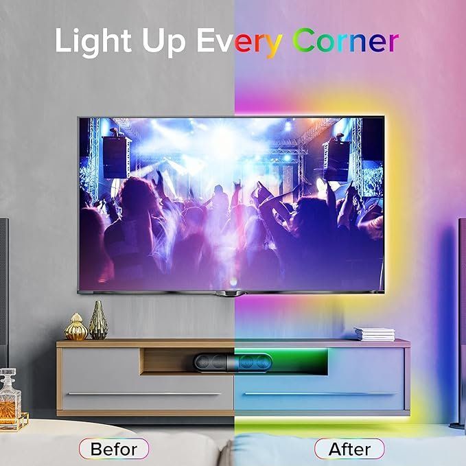 Lichterketten & Leisten: LED Strip 20m, Bluetooth RGB LED Streifen – Neu und originalverpackt aus Oberentfelden von abz_l7vm 4