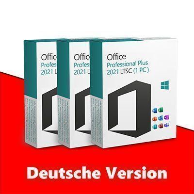 Microsoft Software: Office 2021 Pro Plus (3 Keys) - DE – Usato da Vaduz venduto da KeysDistributionGmbH