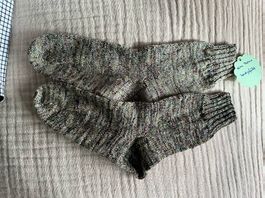 Merinosocken Gr.40/41 handgestrickt 