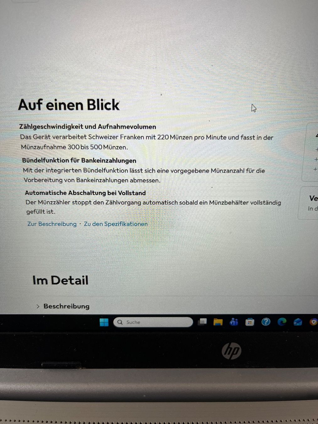 Alle Maschinen: Münzzähler – Gebraucht aus Wald ZH von bolinski97 1