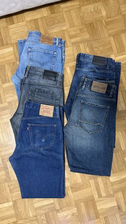 5x Herren Jeans W34/L32 – Levi’s & weitere Qualitätsmarken