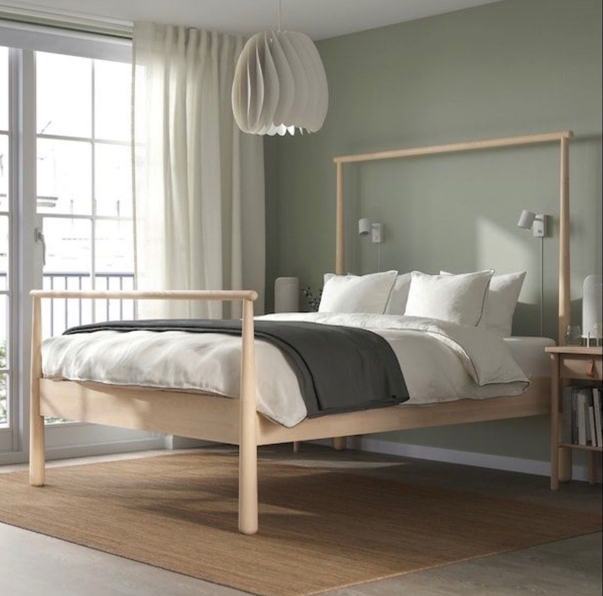 Ikea Letti: Stylish Wooden Bed Frame – Nuovo (secondo la descrizione) da Schwende venduto da debisch