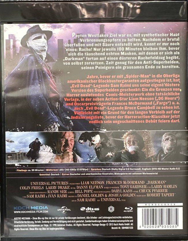 Tutti i DVDs: Darkman Trilogie Blu-ray Top Zustand – Usato da Beringen venduto da Mantafisch1 1