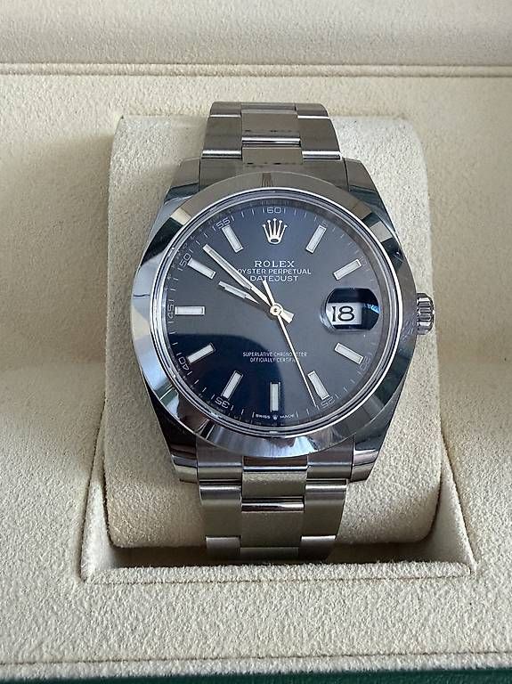 Rolex Orologi: Rolex Datejust 41 Blau ab Service – Usato da Zürich venduto da timeio-swapwatch