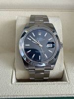 Rolex Datejust 41 Blau ab Service