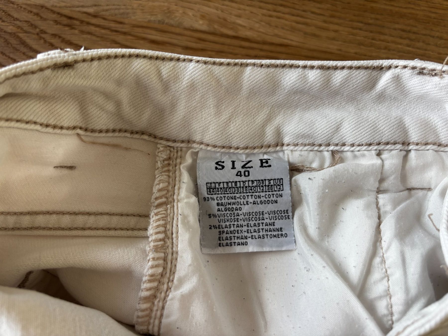 Pantaloni: Chino, Creme, Grösse 40 – Usato da Spiegel b. Bern venduto da Laystyx 4