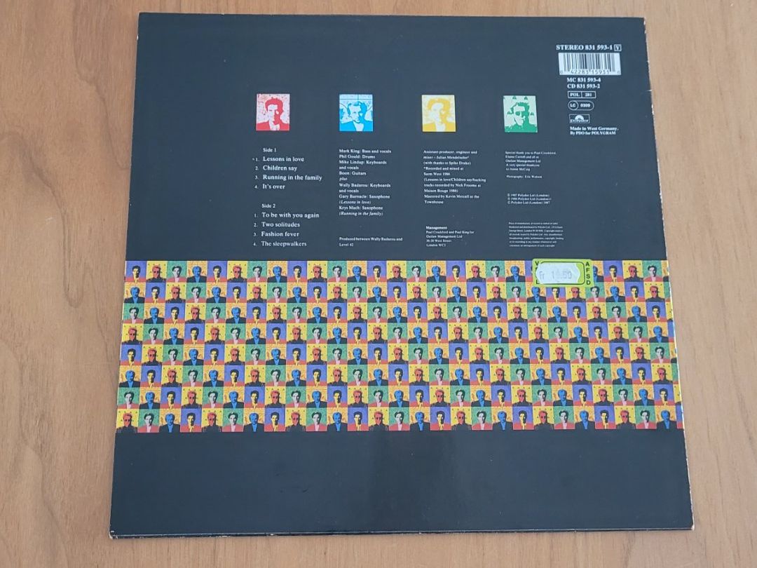 Schallplatten: LP Level 42 – Gebraucht aus Martigny von MZ-67 1