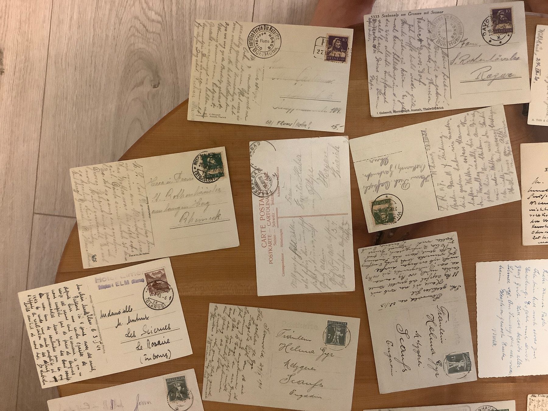 Cartoline postali: 21gelaufene Ansichtskarten Kanton St.Gallen ab 1907 – Usato da St. Gallen venduto da herbrig2 6