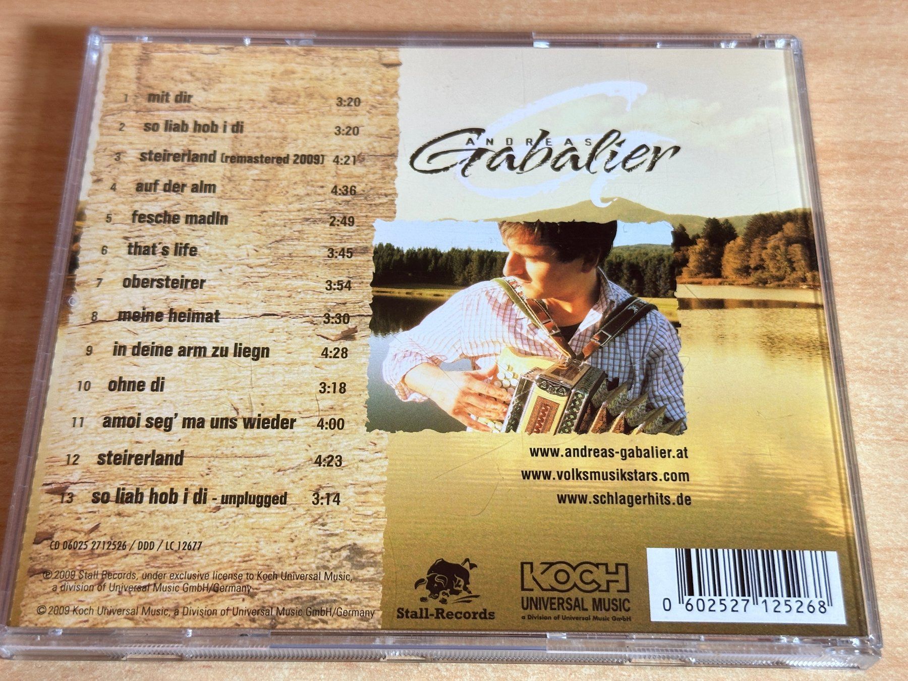CDs: Andreas Gabalier – Alben Box - 3 CD – Gebraucht aus Rikon im Tösstal von Alpenmutz 3
