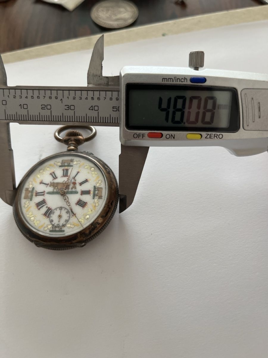 Orologi: Antike Taschenuhr 0,800 Silber  – Usato da Rheineck venduto da UhrenReinhardt 4