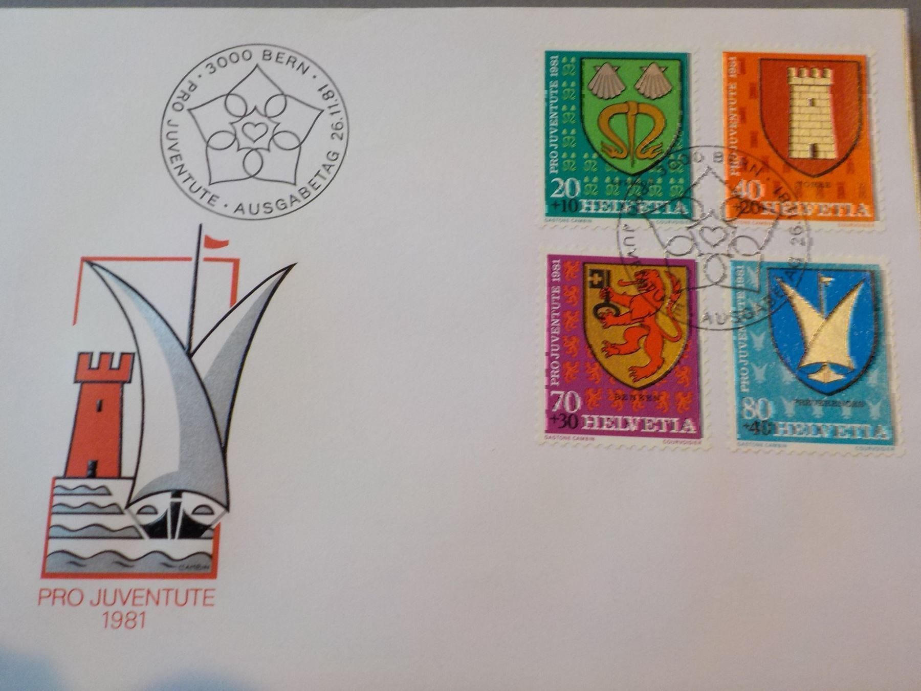 Tutti i francobolli: 1981, FDC, Pro Juventute, Serie – Nuovo (secondo la descrizione) da Muri b. Bern venduto da Ricardoverkauf