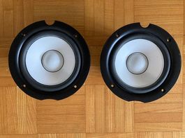 2 Yamaha Basslautsprecher 8 Ohm, 2 Hochtöner 4 Ohm