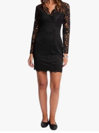 Robe dentelle noire Morgan