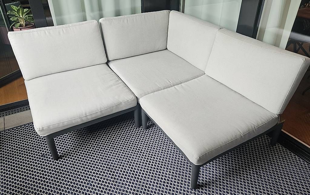 Sofas: Lounge hellgrau aus drei Elementen – Gebraucht aus Winterthur von mme_j58n 2