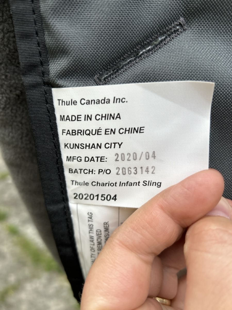 Thule Pezzi di ricambio: Thule Chariot Infant Sling Hängematte  – Usato da Basel venduto da enfantdor 3