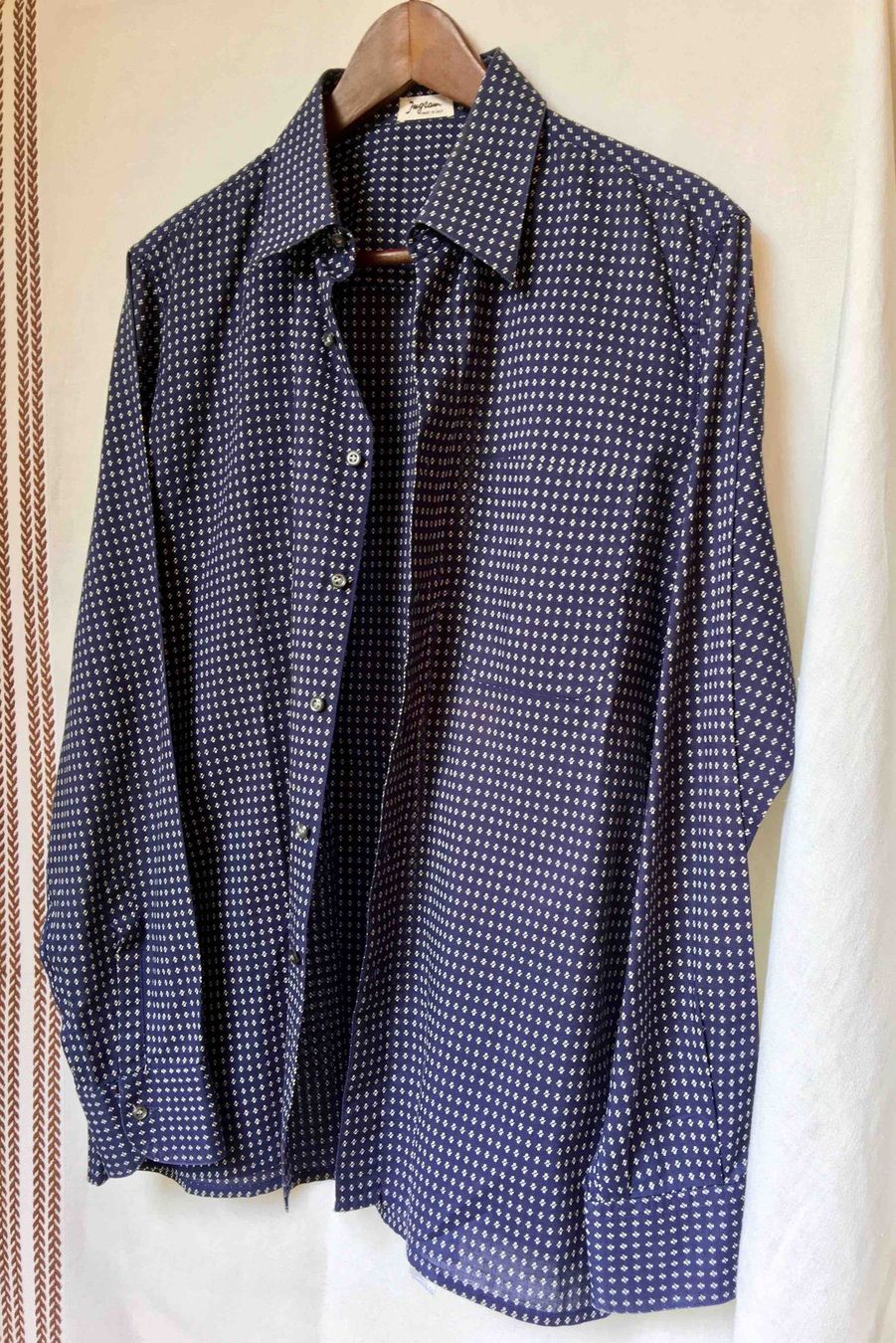Hemden: Camicia classica italiana vintage, 1973. – Neu (gemäss Beschreibung) aus Gentilino von Maximabatellis123 4