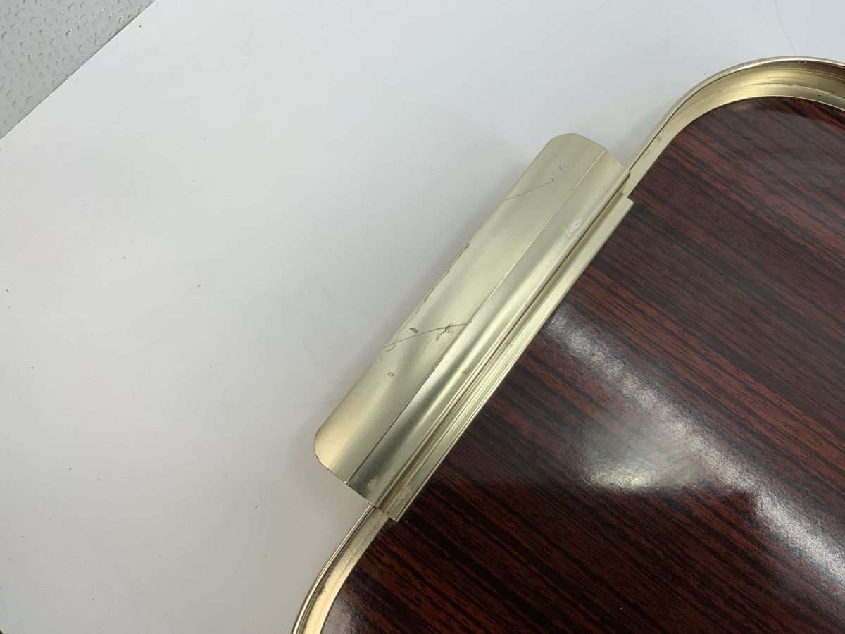 Piatti di portata: Retro Serviertablett, Holzoptik MB Made in Italy – Usato da Erlach venduto da silvia3235 6