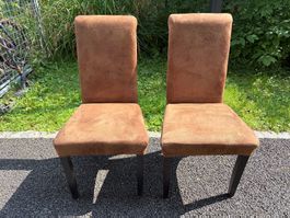 2 Hochlehner, Stoffbezug (Velours), Top Zustand!