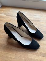 Hochwertige Navyboot Pumps schwarz, Grösse 40