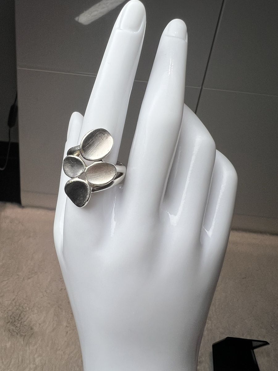 Anelli: Bague argent massif design moderne – Usato da Chenens venduto da anasantos90 1