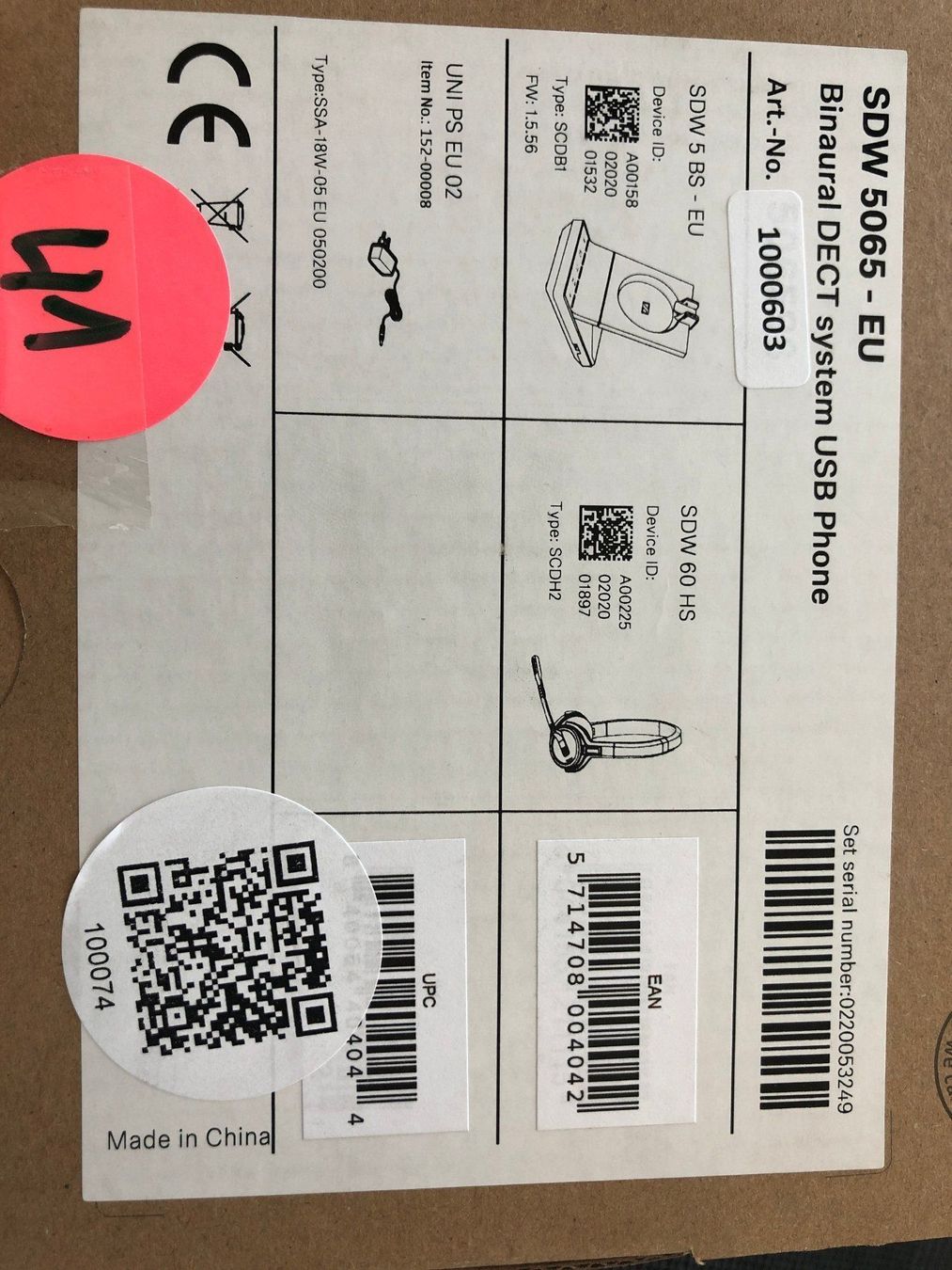 Sennheiser Cuffie: Sennheiser Headset EPOS SDW 5065 – Nuovo e nell'imballaggio originale da Zürich venduto da Zapro 1