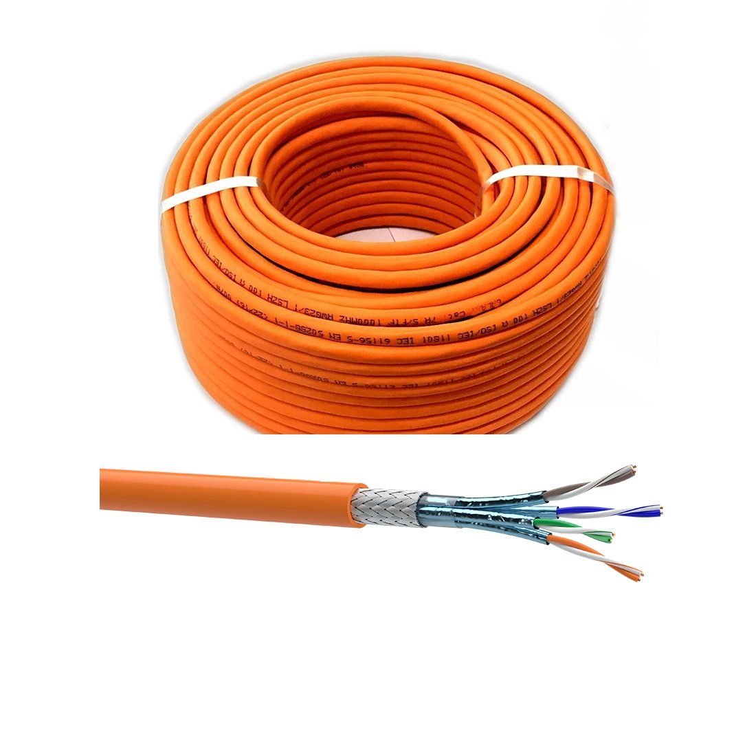 Cavi: Cat7 Netzwerkkabel 100m 1000MHz Abrollbox – Nuovo e nell'imballaggio originale da Perlen venduto da shelbycobra 1