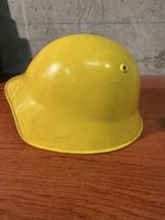Casque de chantier Vintage Jaune, idéal déco!👷👷👷 (50)