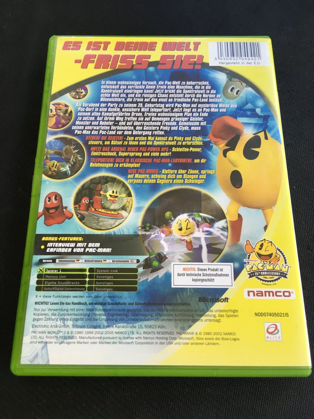Microsoft Spiele: Pac Man World 3 - Xbox – Gebraucht aus St.Gallen von sjosjo 1