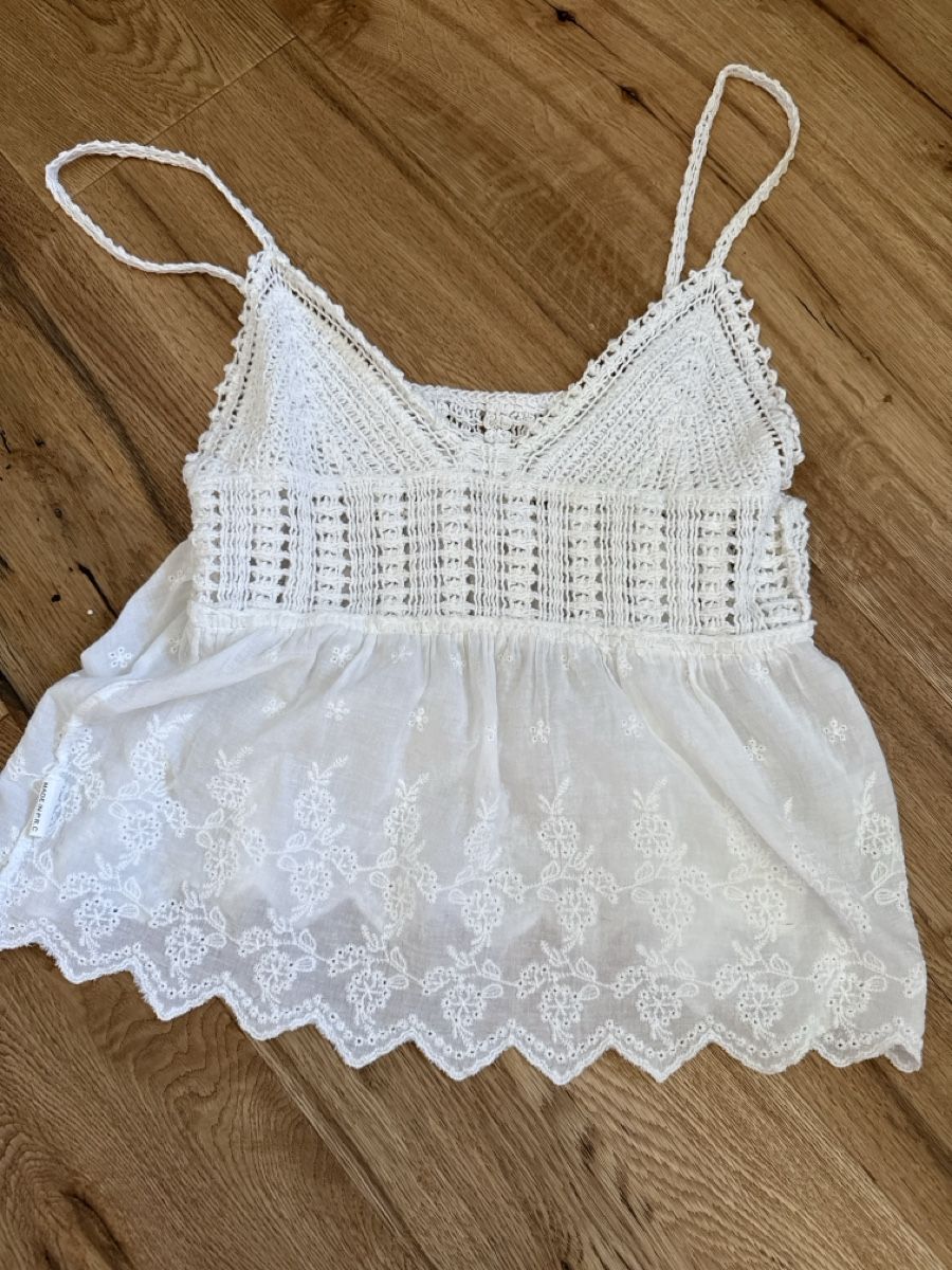 Tops: Top gehäkelt weiss OneSize – Gebraucht aus Hüttwilen von sar_8gj7