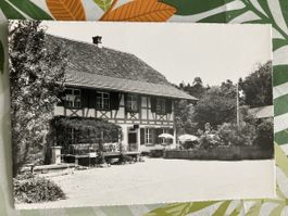 71) AK Allenlüften BE,Rest.Schwanen:M.M.80.Geburtstag!
