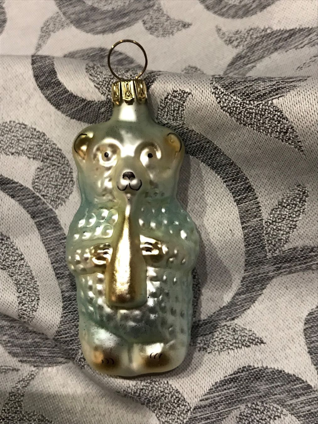 Tutte le decorazioni: Bär mit Schoppenflasche Milchflasche, Christbaumschmuck – Nuovo e nell'imballaggio originale da Alpnach Dorf venduto da marvo