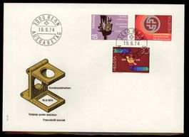 1974, FDC, Sonderpostmarken II (558–560)