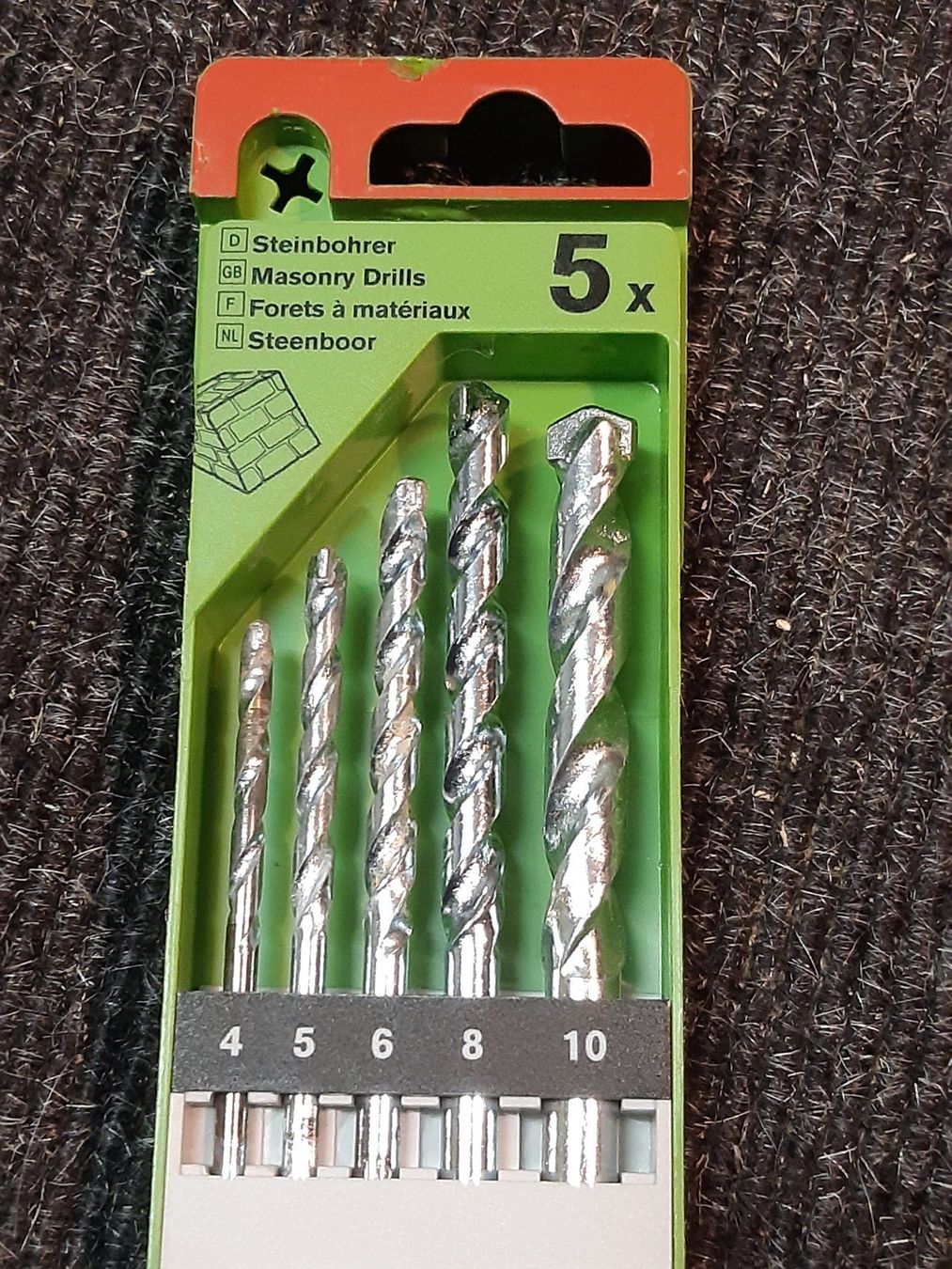 Bosch Tutti gli attrezzi: Steinbohrerset Gr. 4, 5, 6, 8 und 10 – Usato da Frauenfeld venduto da Tamina2