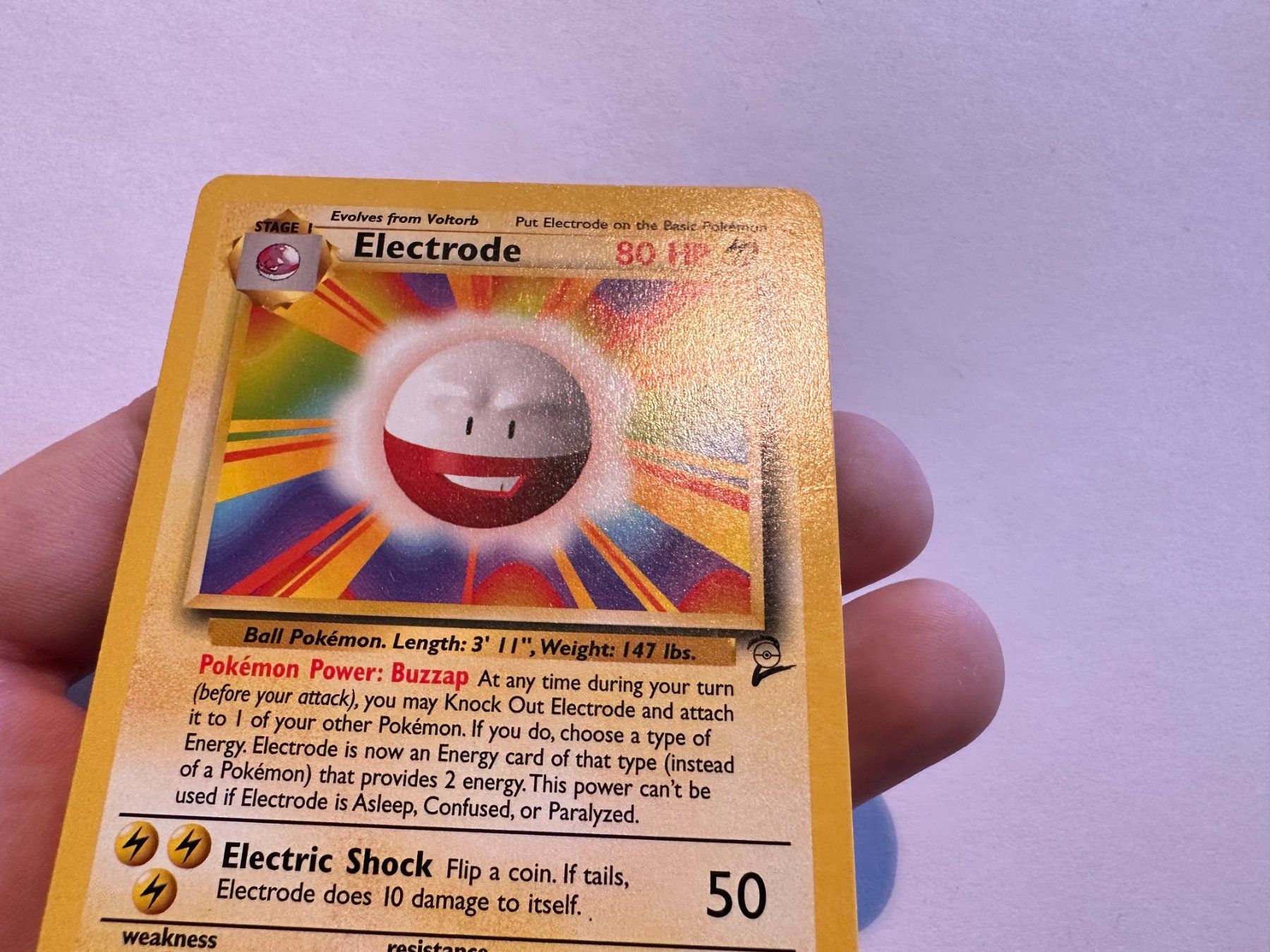 Pokémon Carte collezionabili: Electrode non holo Base 2 EN – Usato da Hagendorn venduto da Pokecollectorch 4