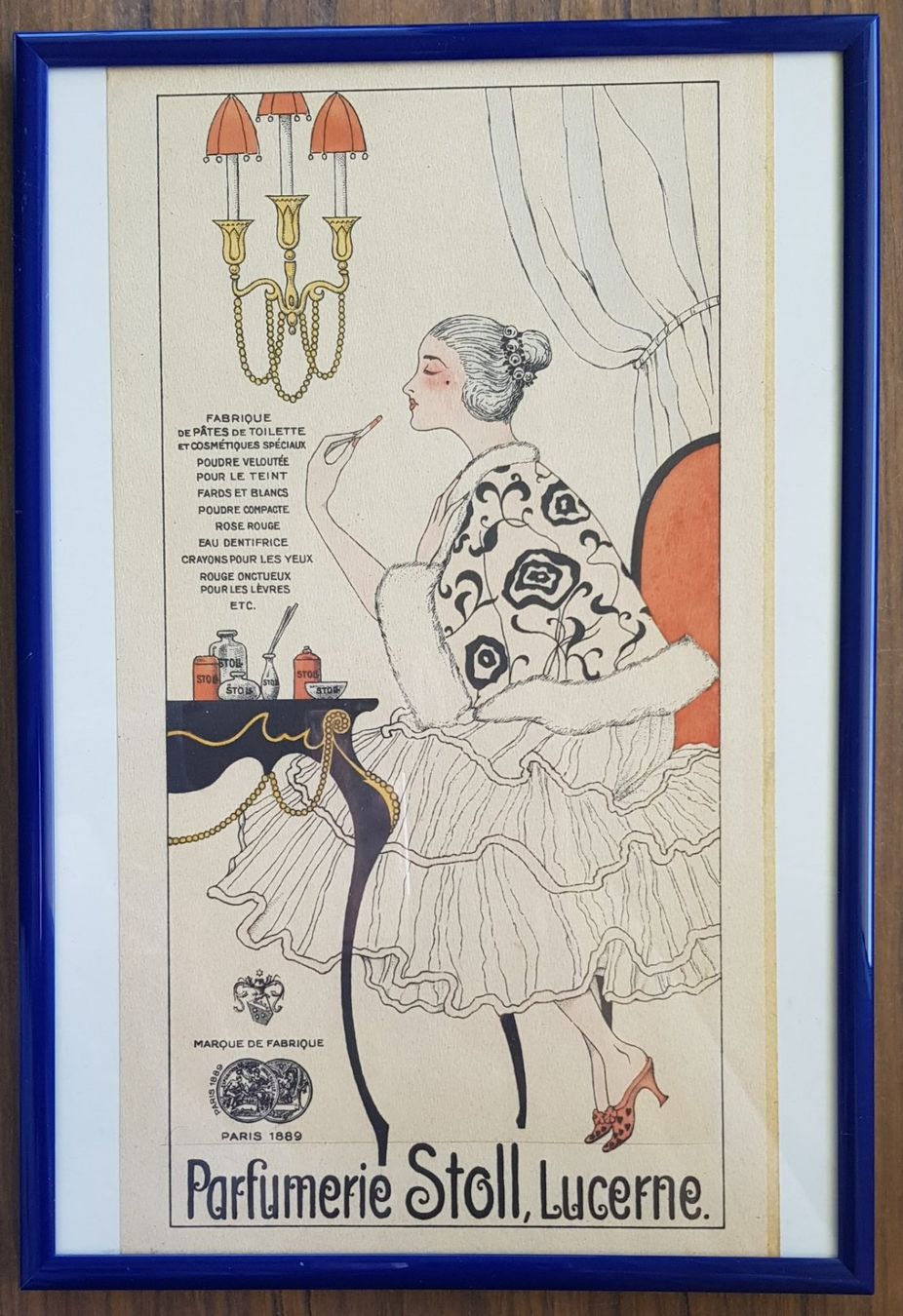 Foto & Immagini: Werbung Jugendstil - Parfumerie Stoll Luzern – Usato da Mörschwil venduto da antiksalon