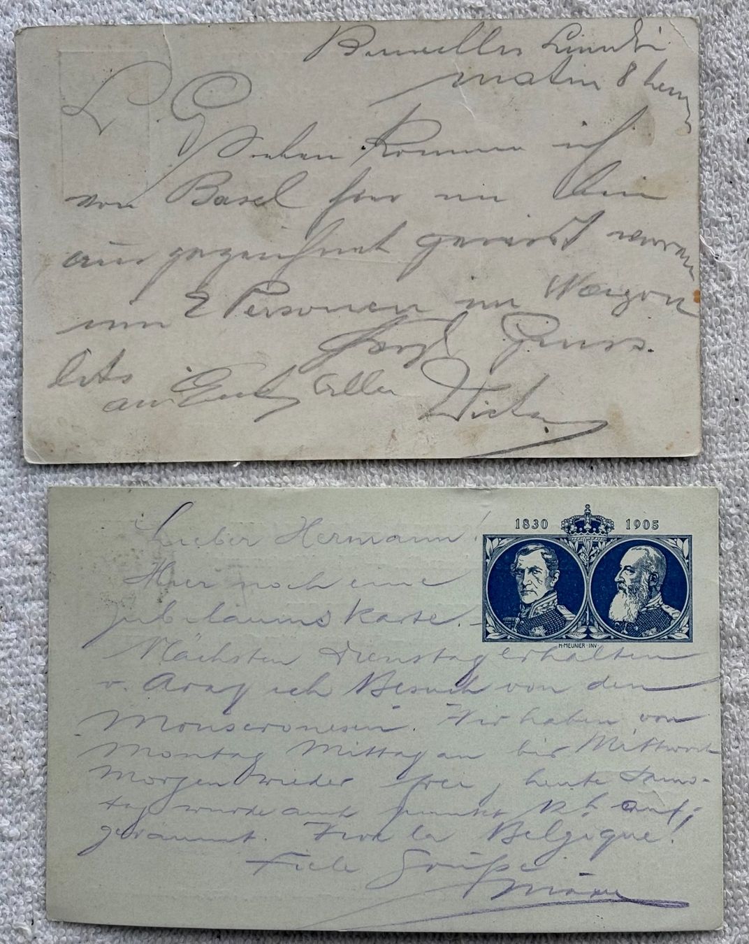Tutti i francobolli: ANTIKE POSTKARTEN BELGIEN 1896 UND 1915 – Usato da Ostermundigen venduto da crazy-horse-1840 1
