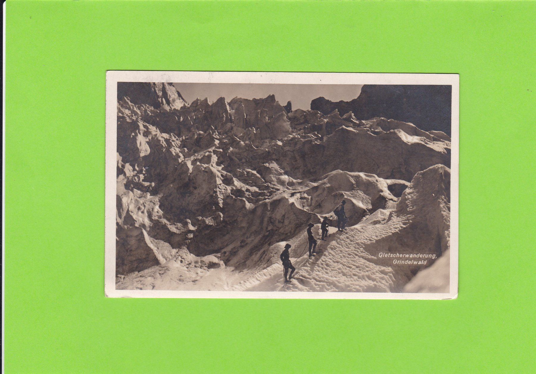 Cartoline postali: Gletscherwanderung-Grindelwald – Usato da St. Peterzell venduto da neckertal