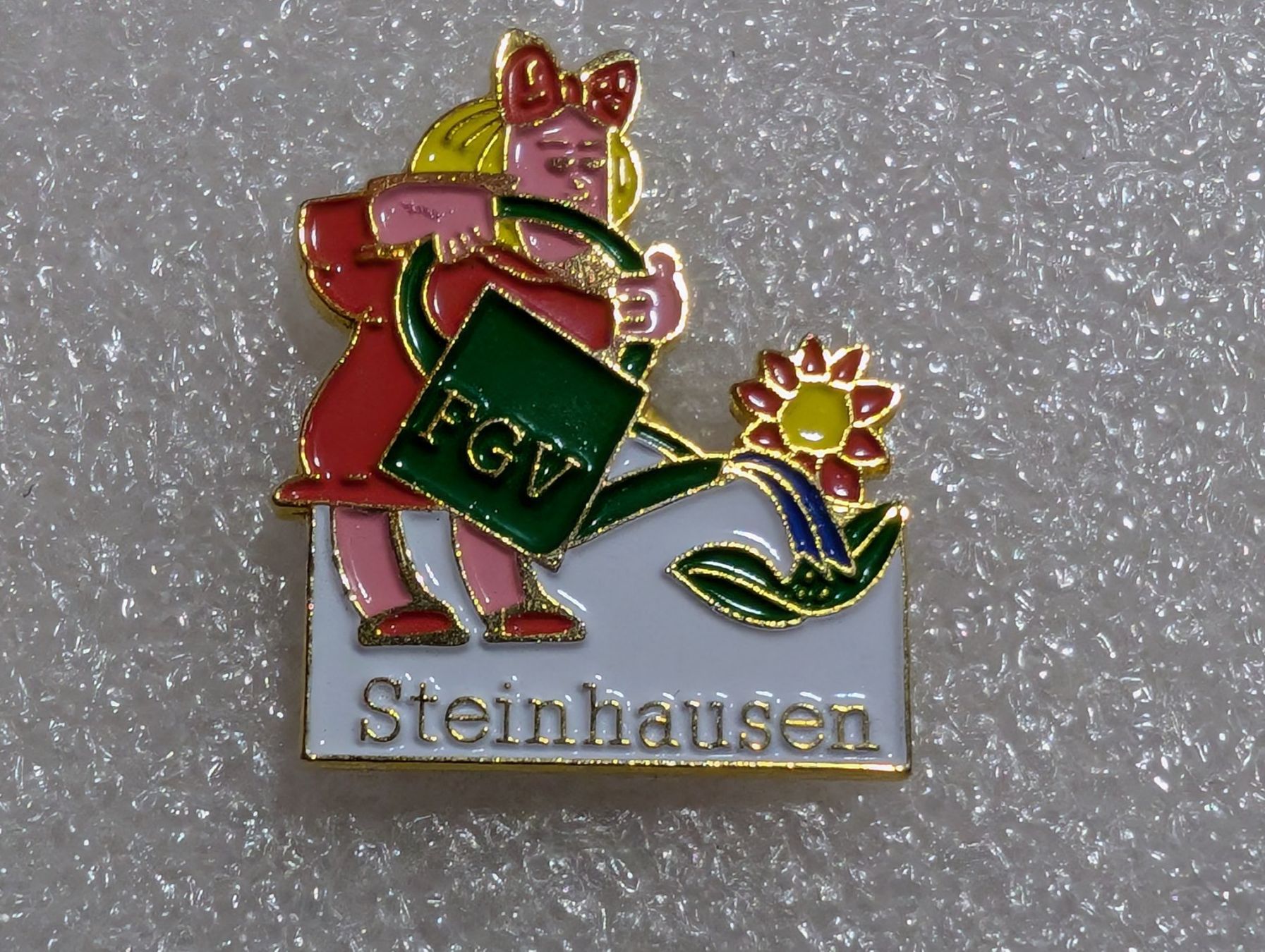 Placchette & Badge: Ansteckpin 252: FGV Steinhausen – Usato da Oppligen venduto da Pin-Fall-Shop