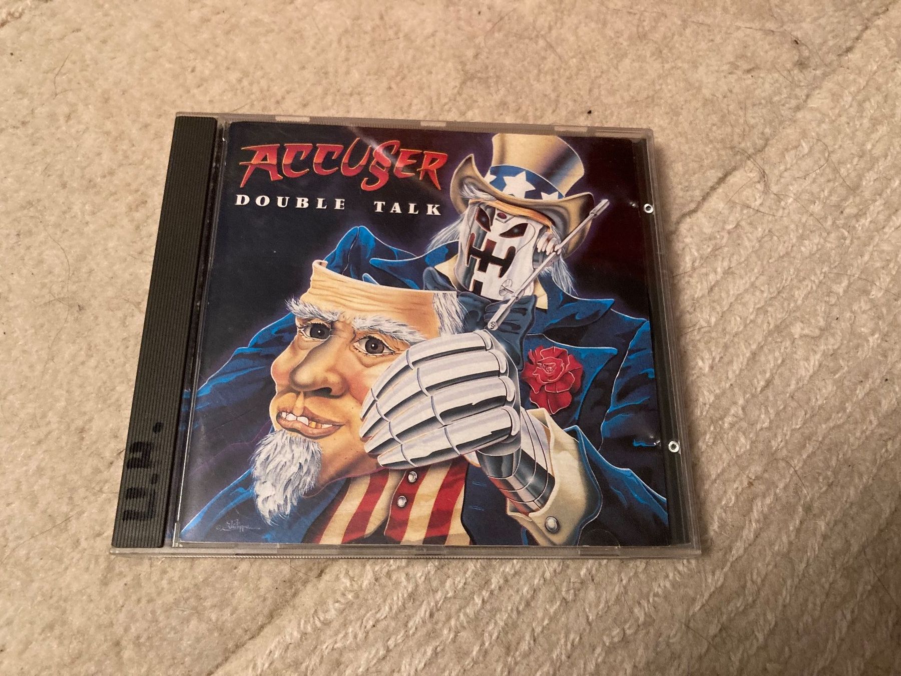 CDs: ACCUSER "Double Talk" CD ATOM 1991 Sehr rar! – Gebraucht aus Wagenhausen von Novafreund283